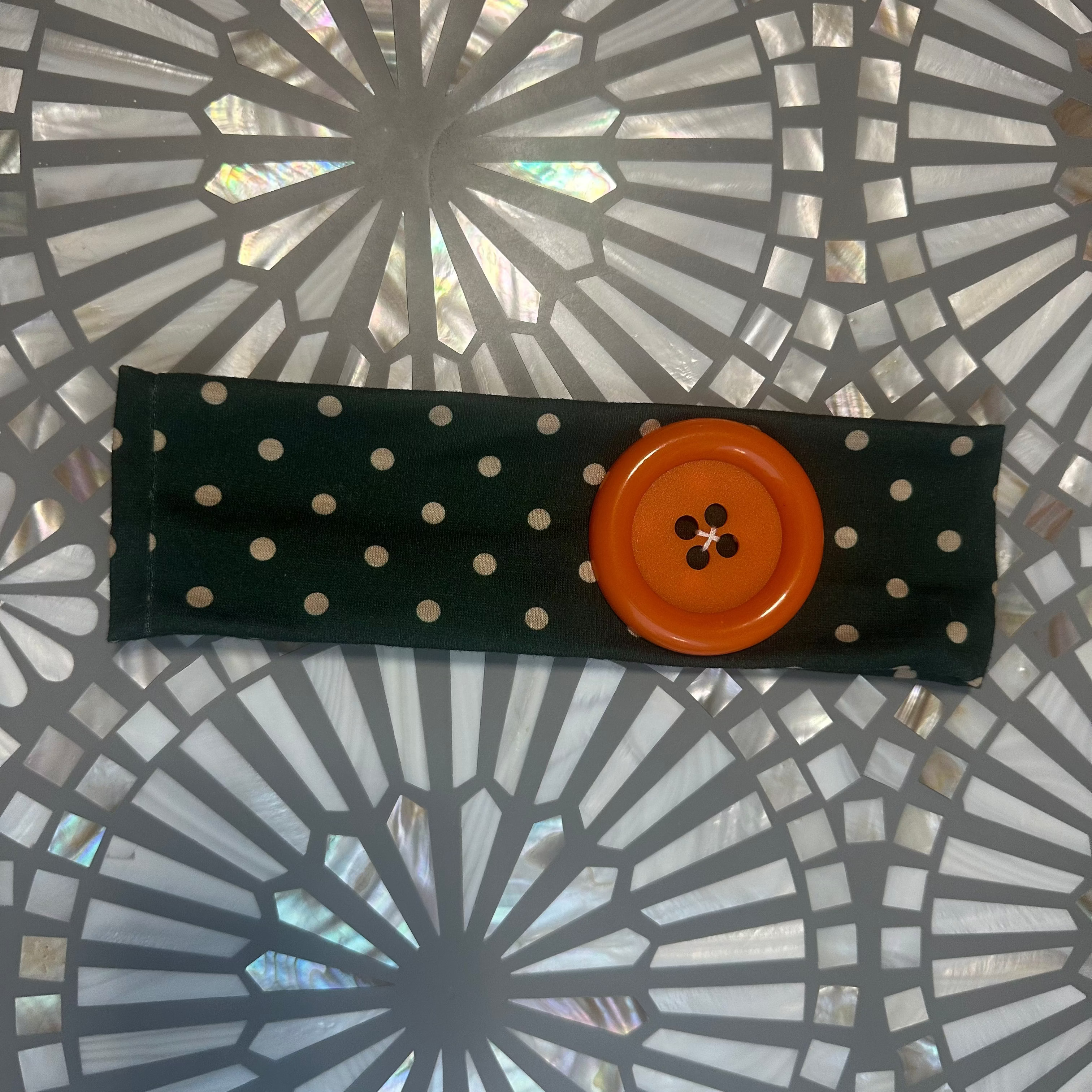 Button Pop Polka Dot Headband