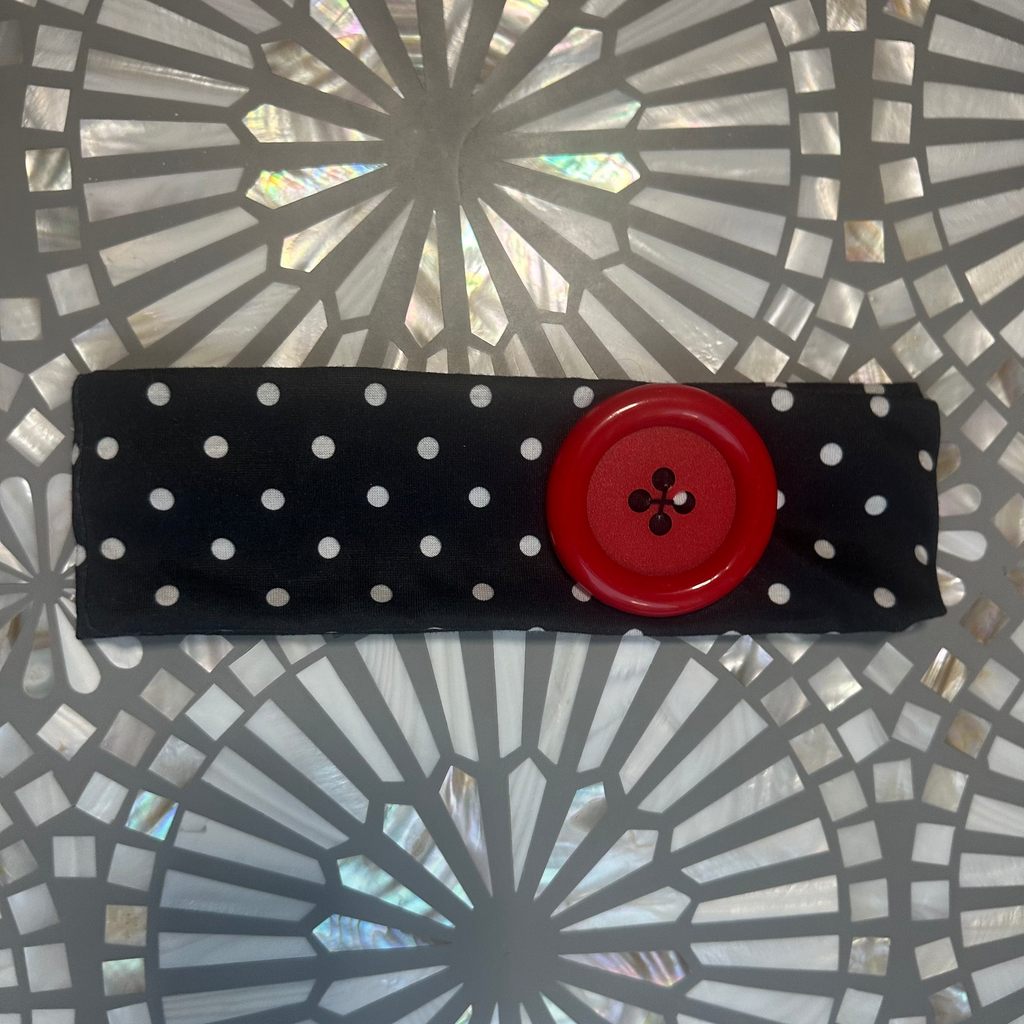 Button Pop Polka Dot Headband