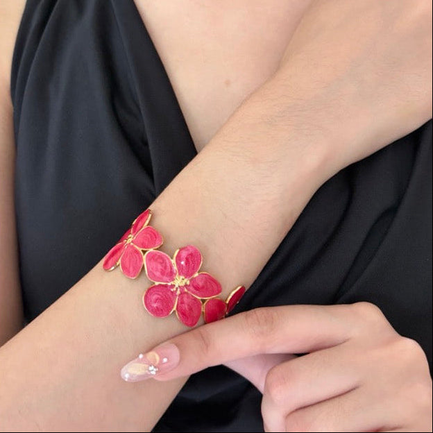 Flower Statement Bracelet