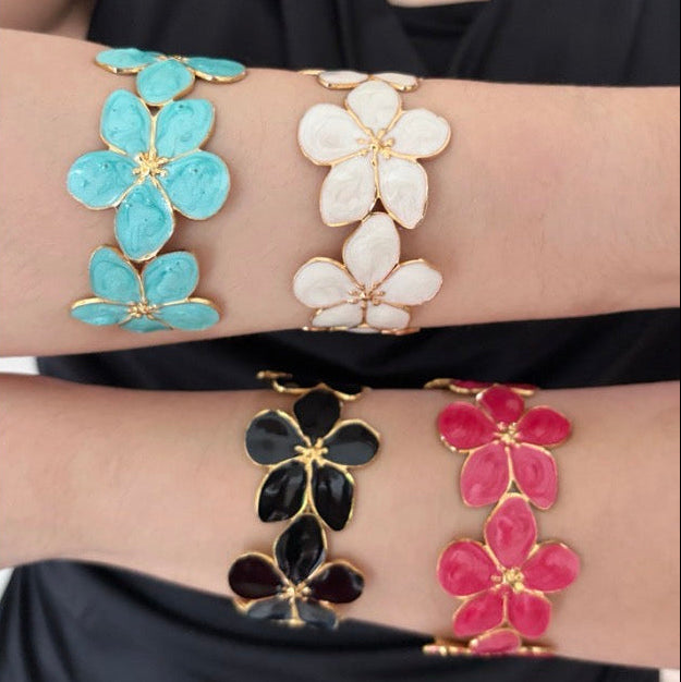 Flower Statement Bracelet